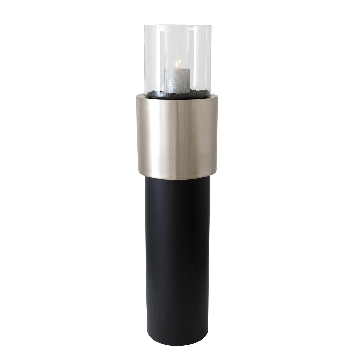 Lantern Column black-silver H 130 cm 4 Lantern Column black-silver H 130 cm
